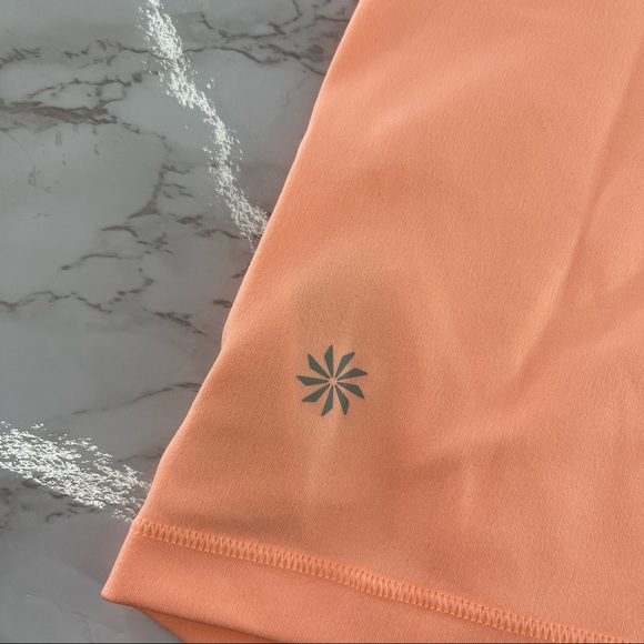 Athleta Shanti Crop Tank Top Long Line Beach Peach Plus Size 1X New Tags - Picture 6 of 7